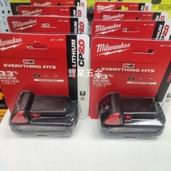 Milwaukee 2023全新貨，美沃奇，美國空運到港美沃奇/米沃奇M18 18v 2.0ah 鋰電池，韓國🇰🇷三星電池，原封包裝，一個的價格，荃灣實體門市交收,豐業五金