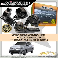 MISUKO Toyota Vios NSP151 1.5 (2019~) Auto / Manual Premium Engine Mounting Set