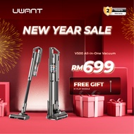 UWANT V500 Smart Auto-Empty Stick Vacuum | 360° Floating Brush | Micro-Level Dust Detection | Smart 