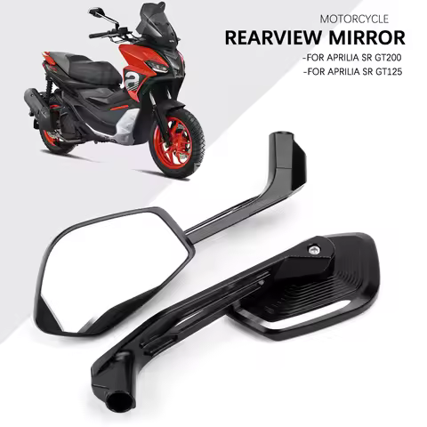 NEW Rearview Mirror For Aprilia SRGT200 SR GT 200 Motorcycle Accessories Side CNC Rear View Mirror F