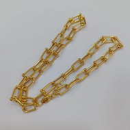 22k / 916 Gold Chain necklace Spring Lock