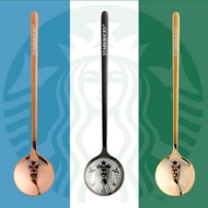 【GOODCHOICE】4 Colors/Set Starbucks Coffee Spoon Metal Dessert/Sand Ice Stirring Mug Tableware