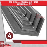 Besi Siku 4X4 [ Panjang 6 Meter ] Siku Besi 4 X 4 Cm