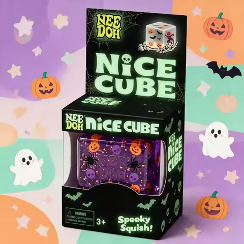 NeeDoh Halloween Gifts Such As Spiders and Pumpkins. Sensory Toys for Relieving Stress. Soft Decompr