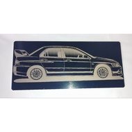 mitsubishi lancer evo 9 METAL emblem plate