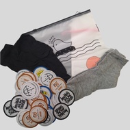 GR APPAREL - GR Pattern Socks Free Sticker Pouch