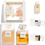 現貨🔥專櫃正貨✅ 2024 Xmas Chanel Christmas Limited edition 香奈兒聖誕限定限量版禮盒套裝✨隨身便攜噴霧旅行裝，黑色白色、五號經典香水、Coco mademo