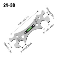 Kunci Inggris Kamar Mandi Multifungsi dengan Waterpass Kunci Inggris Serbaguna Kunci Inggris Serbagu