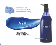 HOYU SOMARCA ASH COLOUR SHAMPOO 770ML - SILVER SHAMPOO - BLUE SHAMPOO