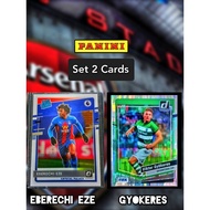 Arsenal 2 Double Pack Football Cards (Eberechi Eze Rc And Viktor Gyökeres) Authentic Licensed Produc
