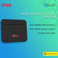 Modem Wifi 4G Router ORBIT Pro Free 150gb EKSLUSIF