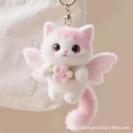 Cute Gray Soft Cute Cat ai Plush Toy Pendant Healing Schoolbag Doll Pendant Girlfriend Gift 9/14