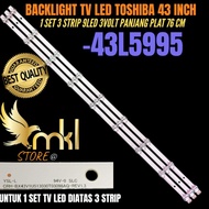 TOSHIBA 43 INCH LED TV BACKLIGHT 43L5959