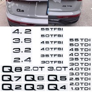 For Audi Q2 Q3 Q4 Q5 Q6 Q7 Q8 Model 1.9 2.0 2.5 3.0 4.0 5.0 TDI 30 35 40 45 50 55 TFSI Version 2.0 3