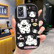 Case For OPPO A57 2022 A77 2022 A57s A57e A77s Good Quality Lucky Dog Silicone Phone