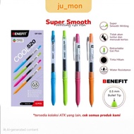 Cool 520 Benefit Gel Pen 0.5mm GP-520 Black per 12pcs