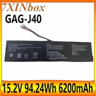 7XINbox 94.24Wh GAG-J40 15.2V 6200mAh Laptop Battery For Gigabyte Aero14-V7 14-K7 15W 15X Aorus X7 D