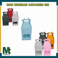 Box 14X14X20 cm Carrying Box/ Cookie Box/ Plain Cardboard/