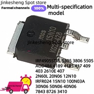 10 units N-channel MOSFET IRFR5305TR AOD4185 AOD403 20N06 12N10 IRLR8726TR 100N03A 30N06 40N06 50N06