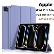 For Apple iPad 11th Generation Case A16 2025 Magnetic Attachment Trifold Stand Auto Sleep/Wake Table