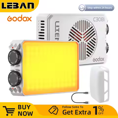 Godox C30R C30Bi Litemons 30W LED Light Panel Shine in Palm pk ace 25c x kits panel light