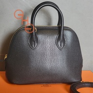 Hermes mini bolide 保齡球 / black / GHW/ chamkila Cherve / stamp W ( brand new )