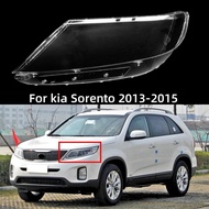 For kia Sorento 2013 2014 2015 Car Accessories Transparent PC Material Headlight Lights Glass Shell
