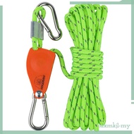 [szxmkj1] Pulley Ratchet Rope Hanger, Pulley Tent Wind Rope for Awning Tents Canopy