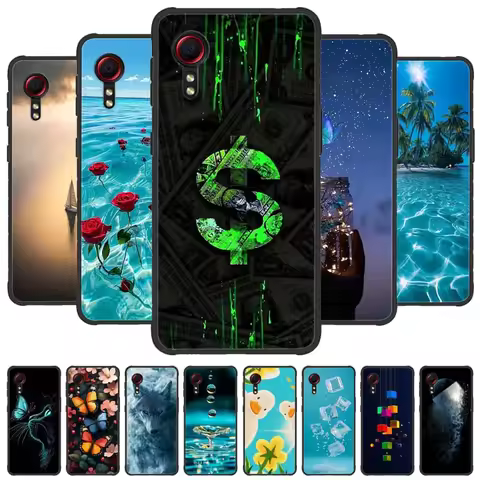 Capa For Samsung XCover 5 Case Silicone Fashion Cute TPU Soft Black Cover for Samsung Galaxy Xcover 