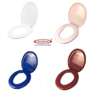 TECHPLAS TOILET BATHROOM PLASTIC SEAT COVER TOILET BOWL PLASTIC COVER / PENUTUP PLASTIK MANGKUK TAND