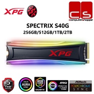 Adata XPG SPECTRIX S40G RGB PCIe Gen3x4 M.2 2280 SSD - 256GB/512GB/1TB/2TB