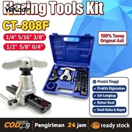 VENDOZ Flaring Tool Set 6-19mm Flaring Tool Flaring AC + cutter CT808F Box 45 Kit Manual Tool CT808F