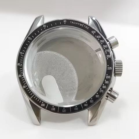 VK63 Case VK64 Case For VK63 VK64 Watch Case 39.7MM Chronograph WatchCases 32.5MM Dial VK63 Watch VK