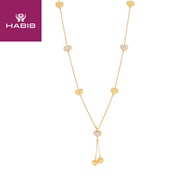 HABIB 916 Yellow and White Gold Necklace 3DN 11590223(A)