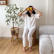 KATUN Fluffy Cotton Pajamas by mnw.curated (Pajama Set with comfortable, cool Cotton material)