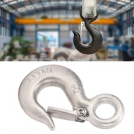 supergoodsales 1T Lifting Hook S304 Stainless Steel Glossy Appearance for Industrial Hoisting Port T