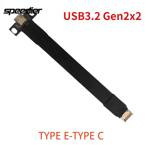 USB 3.2 Front Panel Type E to Type C Extension Cable ,Gen 2x2 10 Gbit/S 3.1 Type-e Adapter Cable Wit