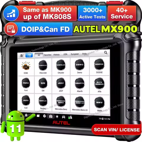 Autel MaxiCheck MX900 Automotive Scanner Car Diagnostic Tool, Same as MK900, Bi-directional Scan Too