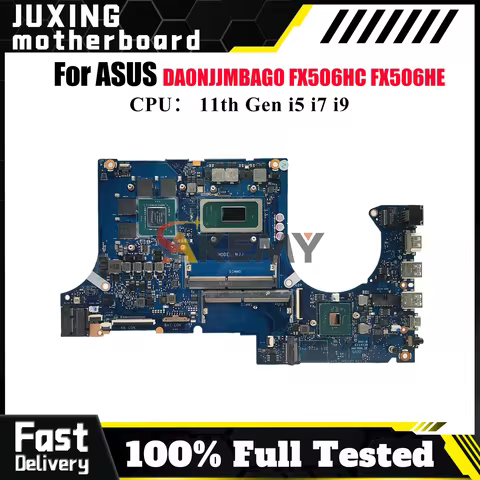 DA0NJJMBAG0 Laptop Motherboard For ASUS TUF Gaming FX506HC FX506H FX506HE FX506HF Mainboard With 11t
