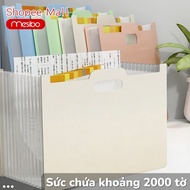 Mesibo multi-purpose A4 document bag with 13 super spacious compartments, can hold more than 2000 sh