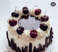[Heritage Cake] [Birthday Cake] [Cake Delivery] [blackforest cake] [Chocolate Cake] / Premium Black Forest Large 9"  / Cream Cheese Cake / Fruit Cake / Fruit Tart / Matcha Cake / Lychee Rose Cake / Red Velvet / Ondeh Ondeh Cake / Pandan Cake / Kue Lapis