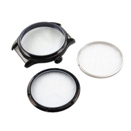 เคสนาฬิกาสแตนเลสสีดำ44Mm พอดีกับ ETA 6497 6498 ST3600การเคลื่อนไหวของนกนางนวล