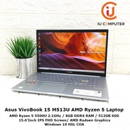 ASUS VIVOBOOK 15 M513U AMD RYZEN 5 5500U 8GB RAM 512GB SSD USED LAPTOP REFURBISHED NOTEBOOK