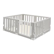 Caraz 9+1 Line 寶寶屋地墊套裝(附有面板固定扣) 安全墊 嬰兒地墊 嬰兒軟墊 嬰兒圍欄 嬰兒玩具屋- 時髦灰 #LN9P1D-GY SET