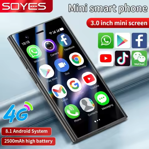 SOYES S24 Pro Max 4G Mini Smartphone Android 8.1 Dual SIM Standby 3 inch HD 2GB+16GB 2500mAh Charger