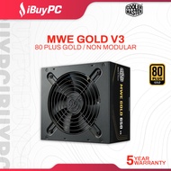 Cooler Master MWE Gold V3 ATX 3.1 Non-Modular 80Plus Gold Power Supply (650W / 750W / 850W)