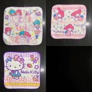 Cartoon Square Towel Handkerchief (19x19) Hello Kitty My Melody Little Twin Stars