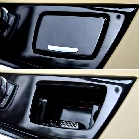 Auto Accessories New Black Plastic Center Console Ashtray Assembly Box Fit For Bmw 5 Series F10 F11 