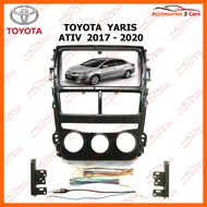 หน้ากากวิทยุรถยนต์ TOYOTA YARIS ATIV MANU A/C สำหรับจอ 7 นิ้ว(NV-TO-162)