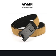 AWMN Ikat Pinggang Canvas Army Metal Multicolor - AW106